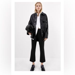 zara zipper flare leggings 7385/462